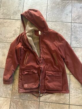 Women’s Kimes Sherpa-Lined Jacket - Rustic Red